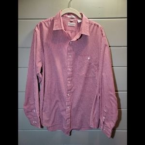 Red & White Checked Button Down